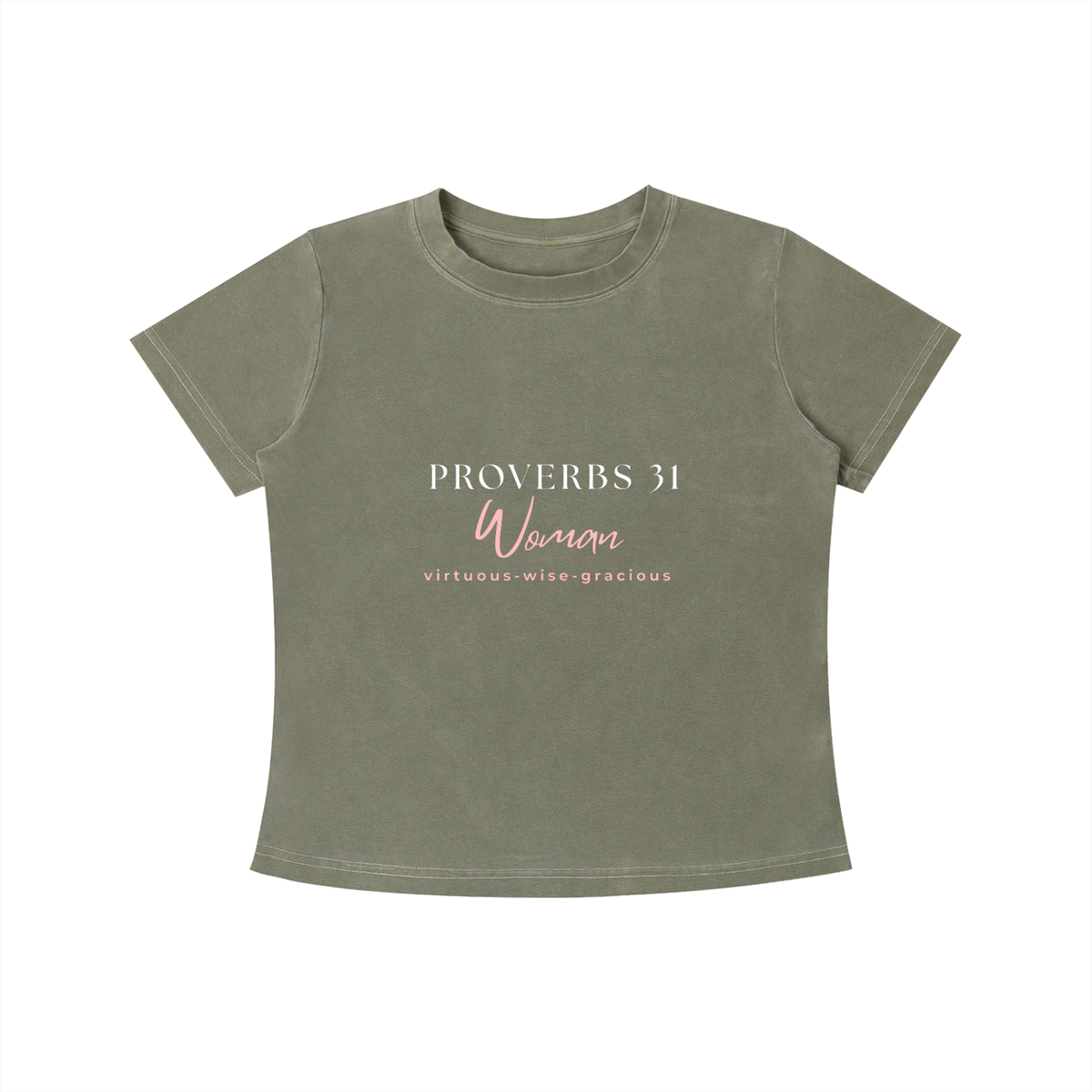 Proverbs 31 Woman Vintage Washed Tee