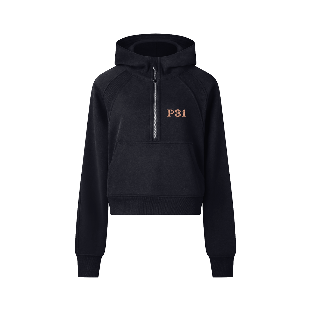 Forgiven Cropped Half-Zip Hoodie