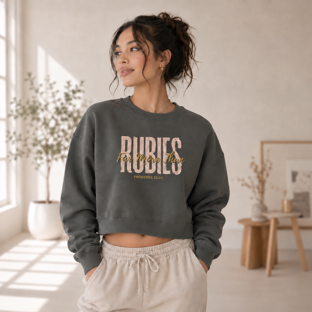 Far More Than Rubies Crewneck