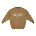 Just a Girl Who Loves Jesus Vintage Wash Pullover Dress