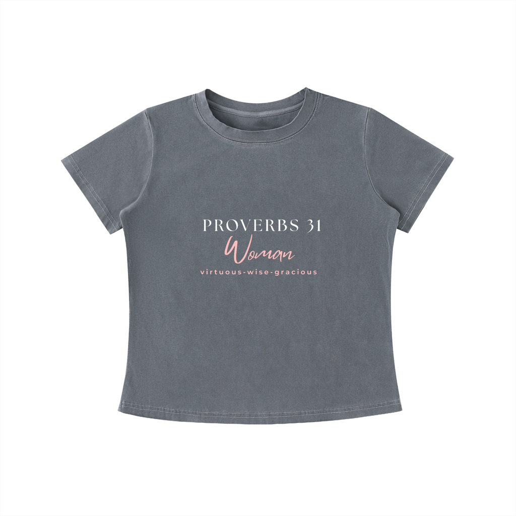 Proverbs 31 Woman Vintage Washed Tee