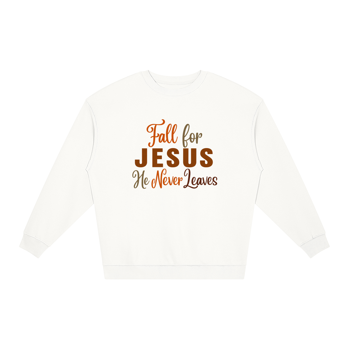 Fall for Jesus Loose Crewneck