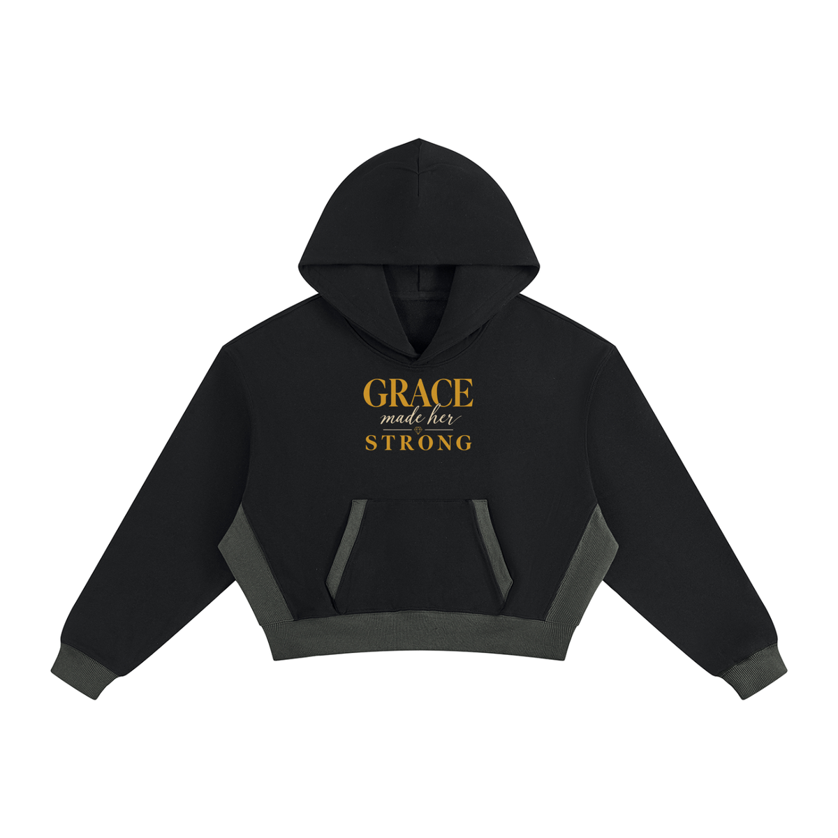 Grace Made Her Strong Women’s Color Block Hoodie