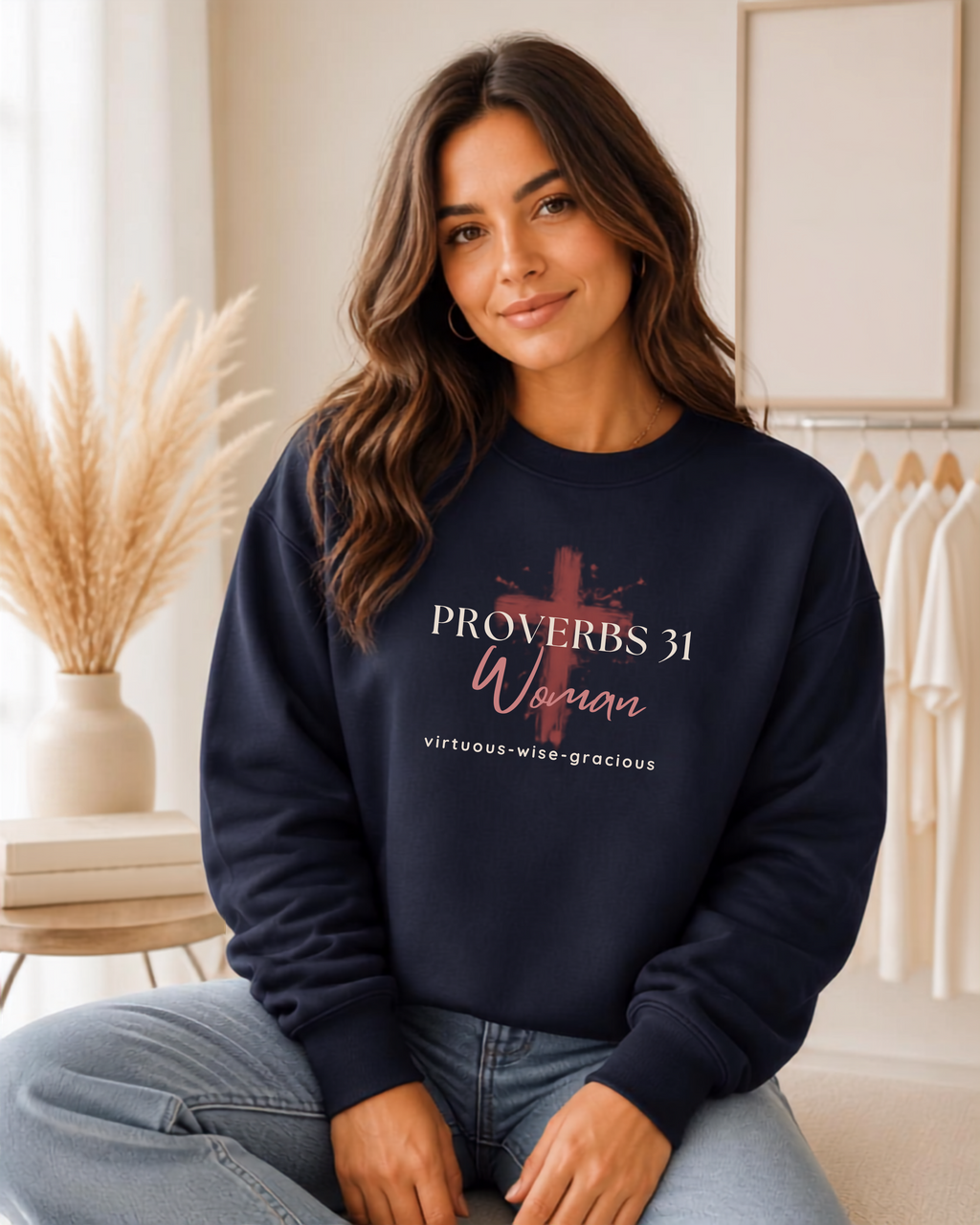 Proverbs 31 Woman Crewneck Sweatshirt