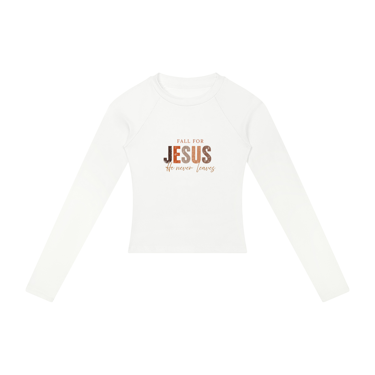 Fall for Jesus Slim Raglan Tee