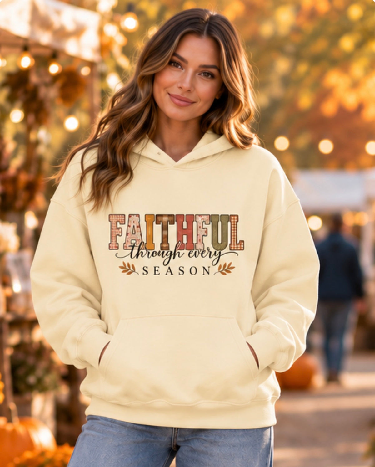 Faithful Through Every Season Heavyweight Pullover Hoodie