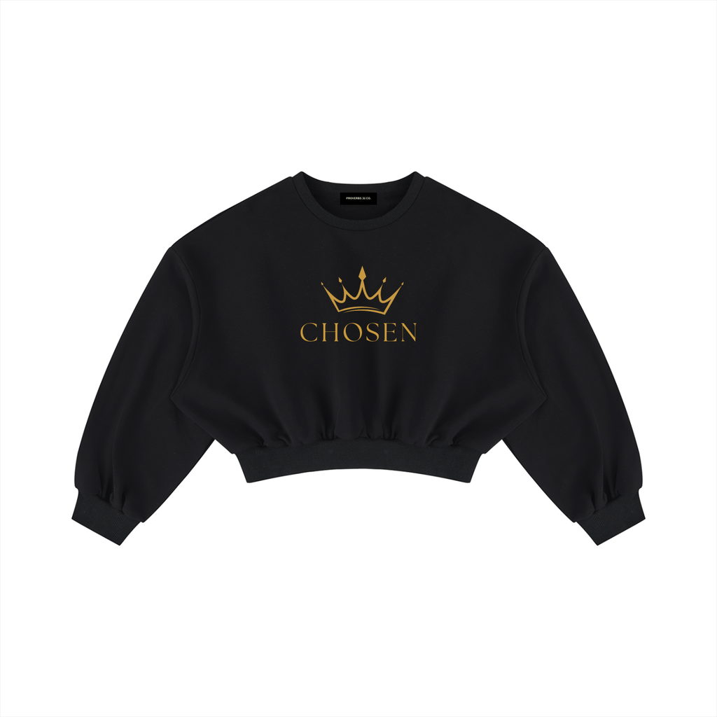 Chosen Women's Boxy Cropped Crewneck Sweatshirt